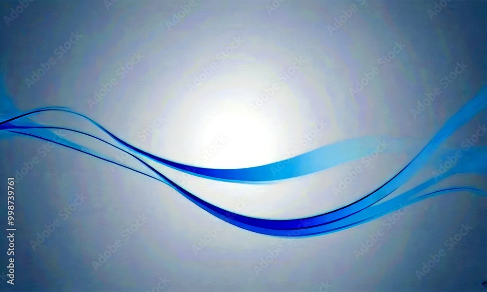 Poster a minimalist design with a gradient of blue and white colors the background is a light gray color, a
