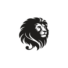 A lion head vector art illustration