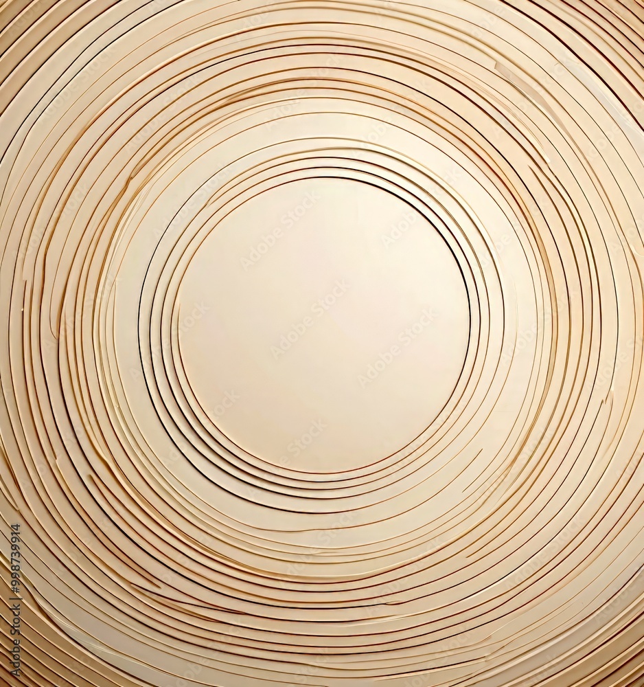Aufkleber a circular pattern composed of concentric lines of varying thicknesses, creating a sense of depth and movement The central circle is slightly larger than the others, providing