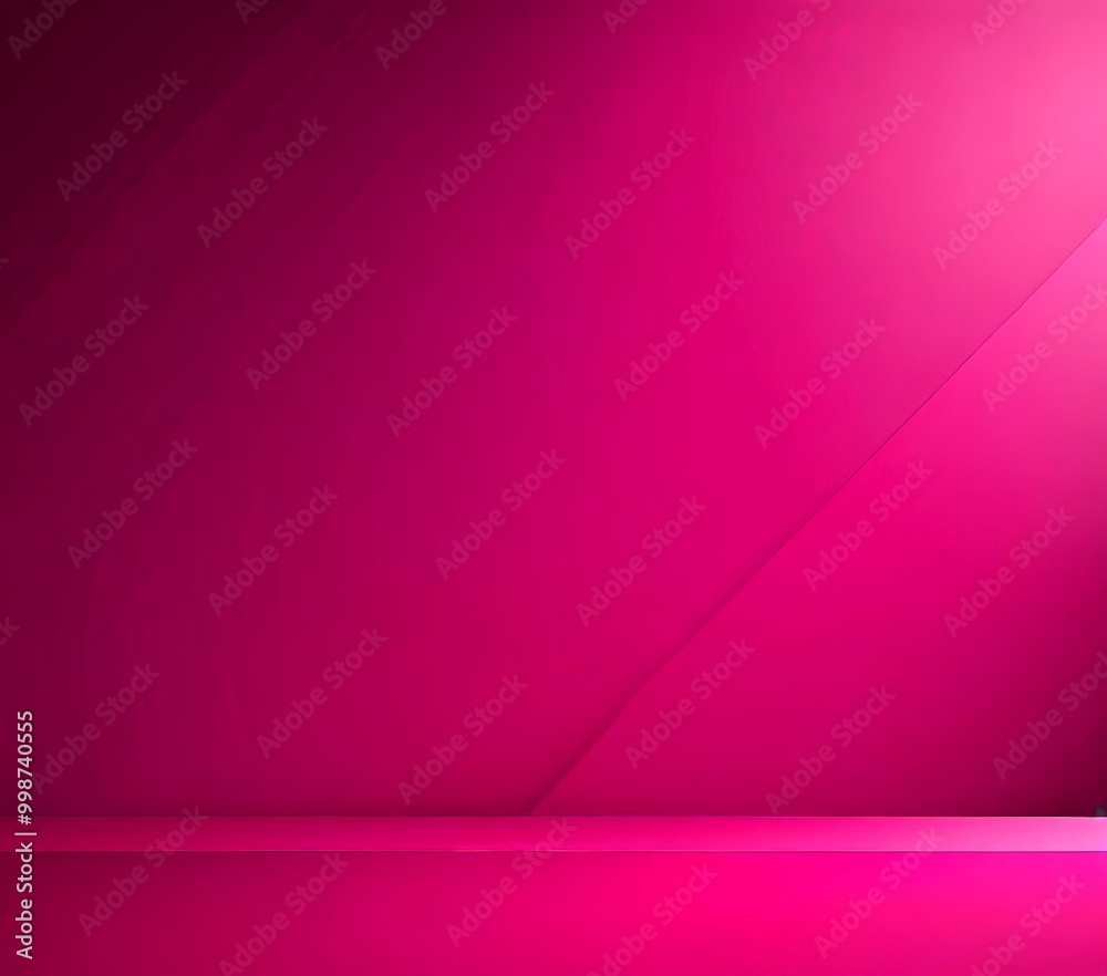 Aufkleber a gradient background transitioning from a deep pink at the top to a lighter shade at the bottom, creating a visually appealing and dynamic composition