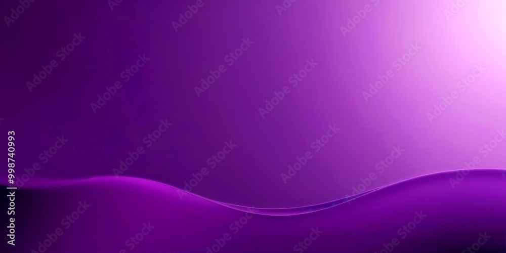 Aufkleber a gradient background transitioning from a deep purple at the top to a lighter shade at the bottom, creating a sense of depth and movement