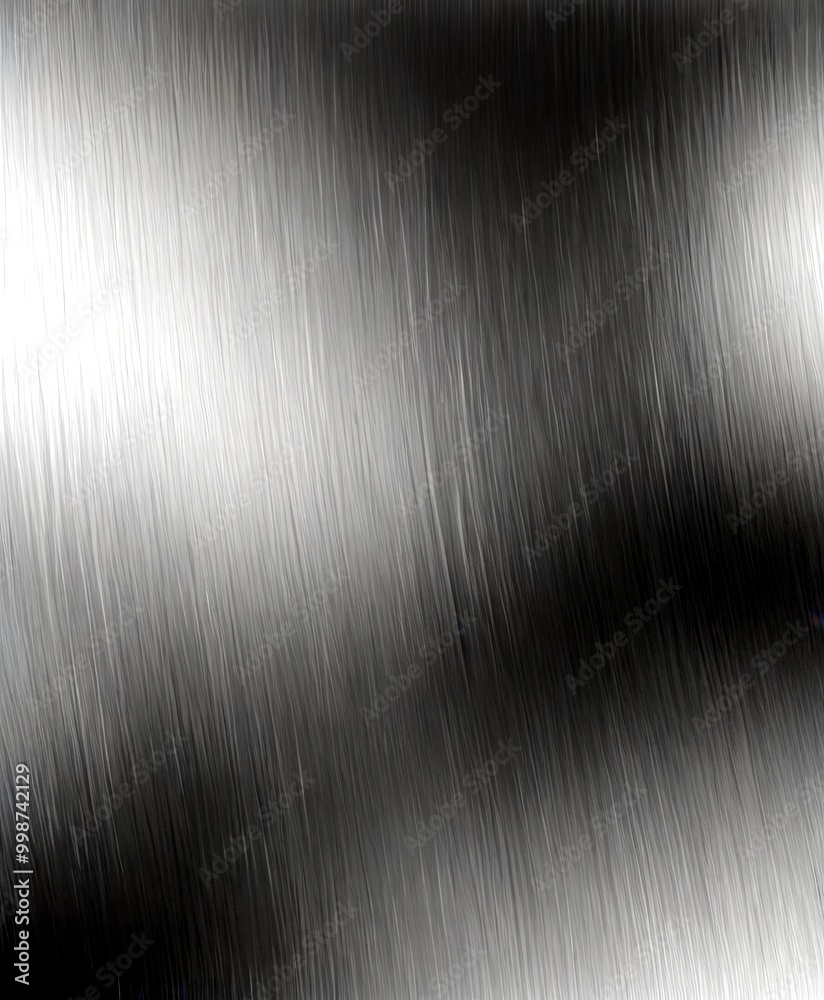 Aufkleber a close-up view metallic surface with a textured, shiny appearance The metallic surface has a uniform gray color and a subtle gradient effect, creating a visually