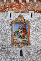 Since the Middle Ages Saint Florian’s Gate (Brama Florianska, 14th century) was the main of the seven gates leading into the city. Krakow, Poland.