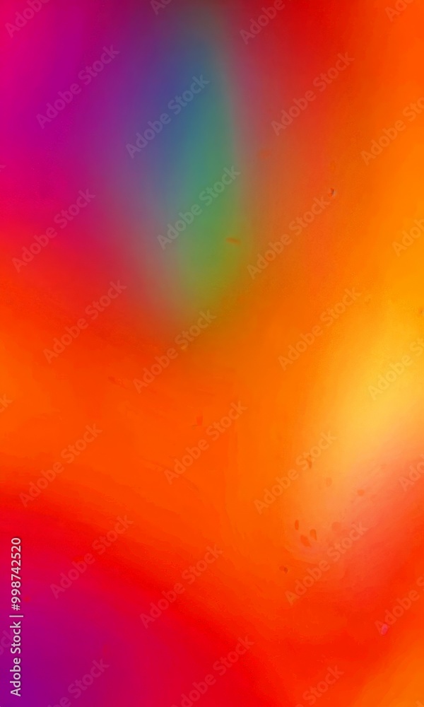 Poster a vibrant gradient background with a gradient of colors transitioning from purple to orange, with hi
