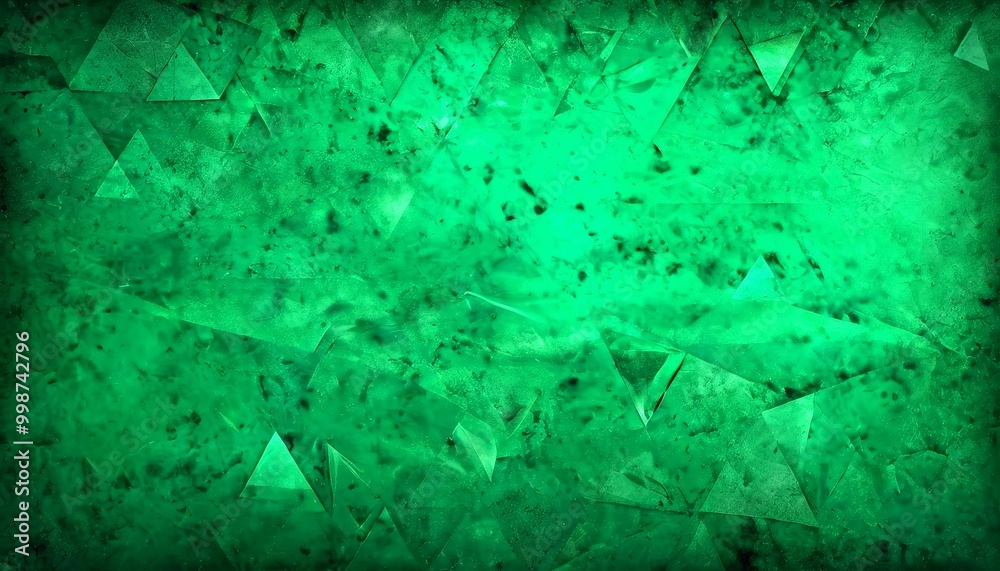 Aufkleber a textured, green background composed of numerous triangular shapes, creating a visually striking and abstract pattern