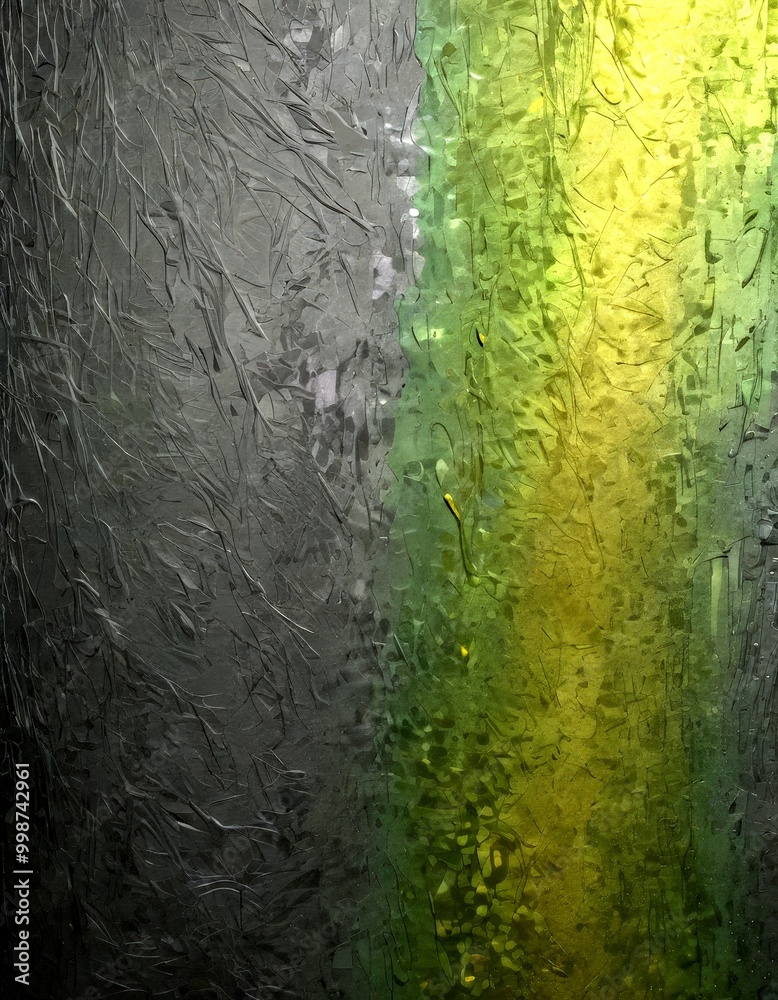 Aufkleber a textured abstract background with a gradient of colors, transitioning from dark to light green
