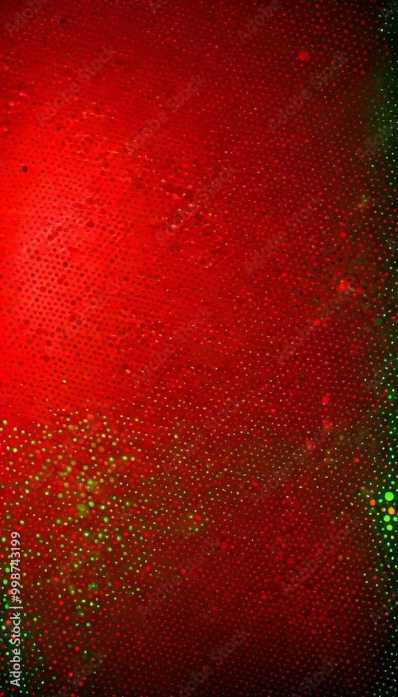 Aufkleber a close-up view red surface with a pattern of small dots, creating a textured and abstract appearance