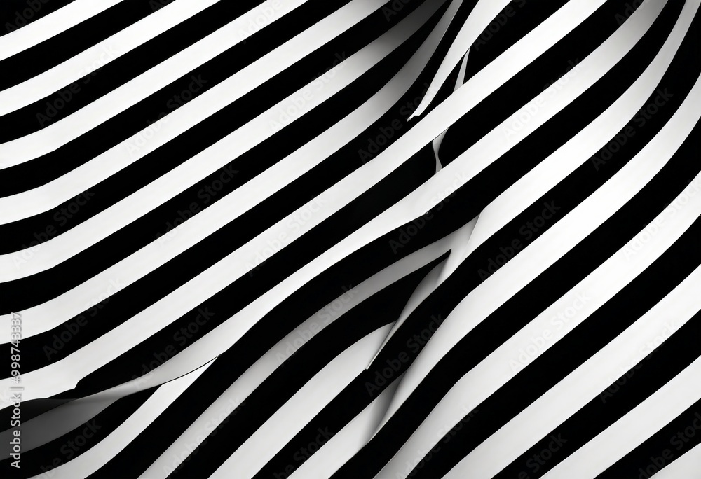 Leinwandbilder a striking black and white photograph featuring diagonal lines that create a sense of movement and rhythm The lines are arranged in a diagonal pattern, with