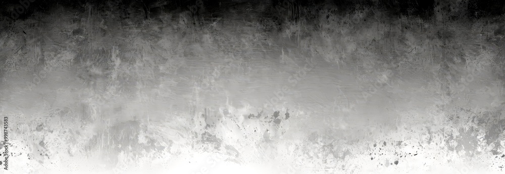 Poster a textured, black and white gradient background with a rough, uneven surface