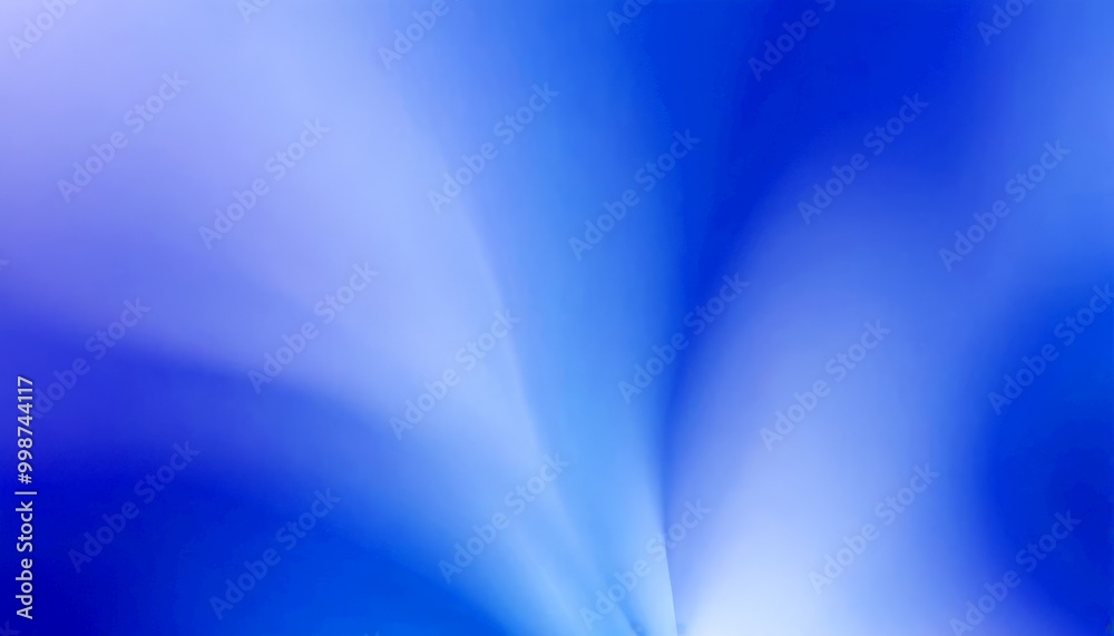 Poster a gradient background transitioning from a deep blue at the top to a lighter shade at the bottom, creating a sense of depth and movement