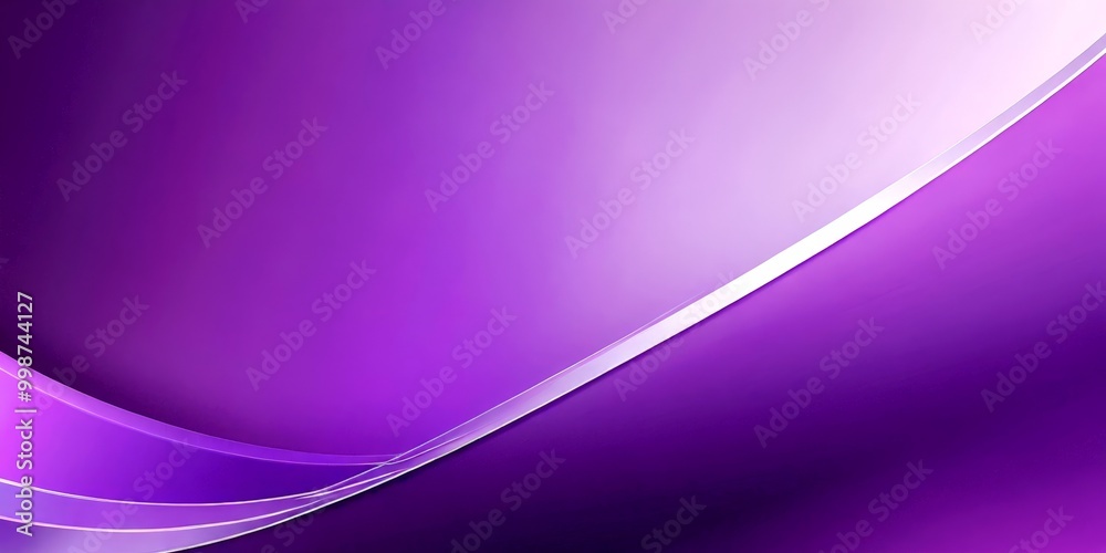 Aufkleber a gradient background transitioning from a deep purple at the top to a lighter shade at the bottom, with a subtle white line running diagonally across the center