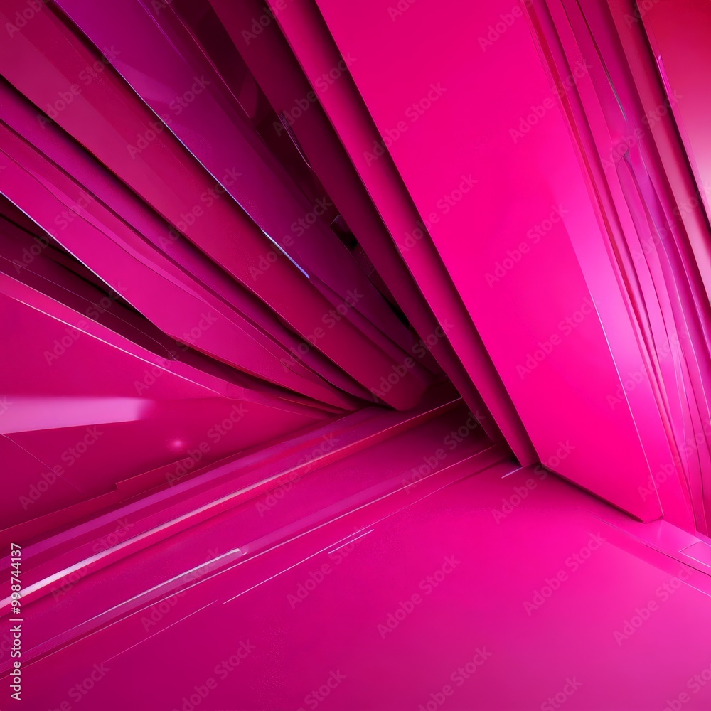 Poster a pink abstract background with diagonal lines and a gradient effect, creating a visually striking and dynamic composition