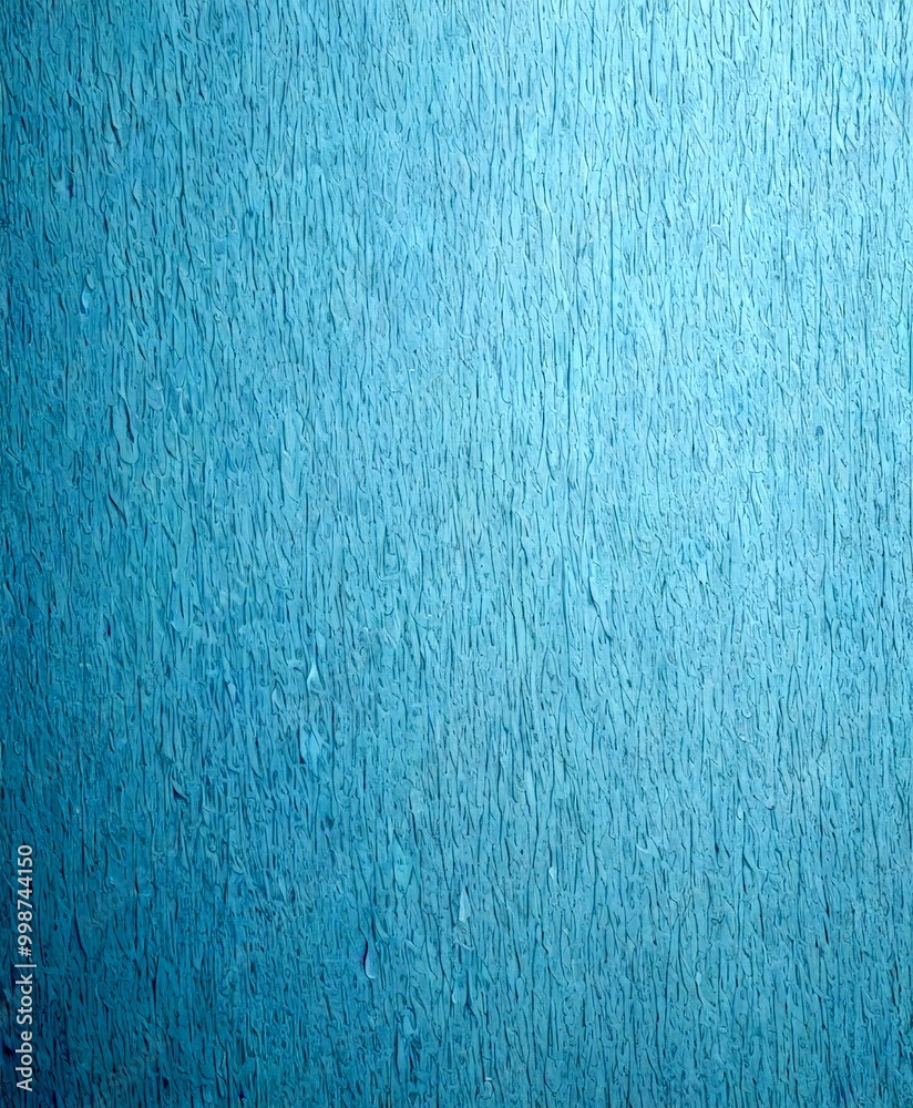 Poster a close-up view textured blue surface, possibly a wall or a piece of paper, with a subtle pattern of