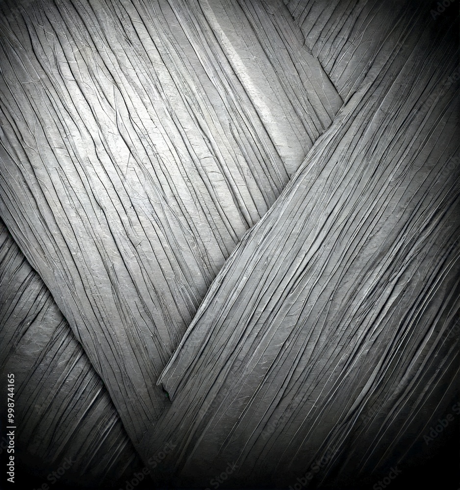 Poster a close-up view dark, textured surface with a diagonal pattern of vertical lines