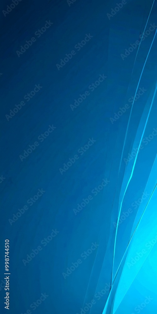 Aufkleber a gradient background transitioning from a deep blue at the top to a lighter shade at the bottom, with a subtle diagonal line running across the center