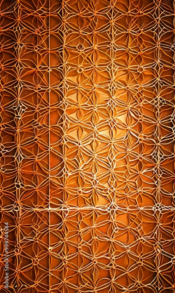 Aufkleber a close-up view textured, intricate pattern of overlapping circles and lines, creating a visually striking and geometric design