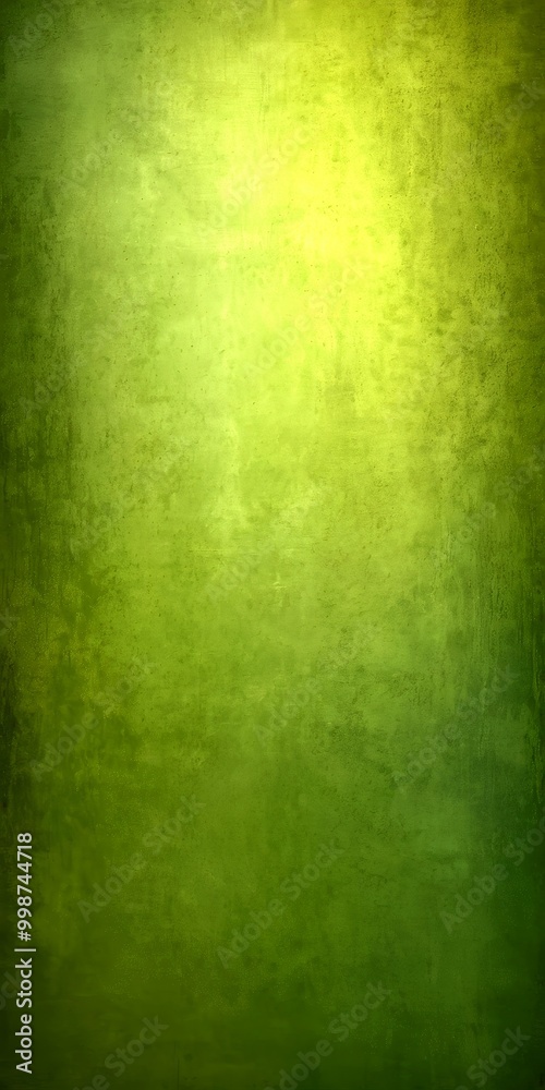Poster a textured green background with a gradient effect, resembling a crumpled paper texture