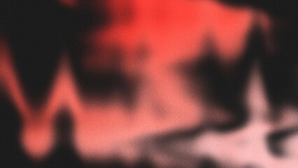 Psychedelic grainy gradient abstract banner with a red, black, and grey noisy texture, perfect for poster headers or backdrop design