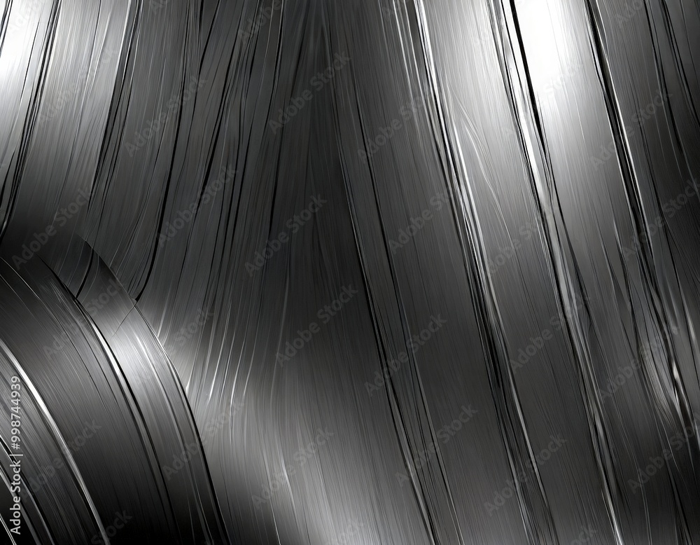 Aufkleber a close-up view black, textured surface with a repeating pattern of diagonal lines, creating a sense of movement and depth
