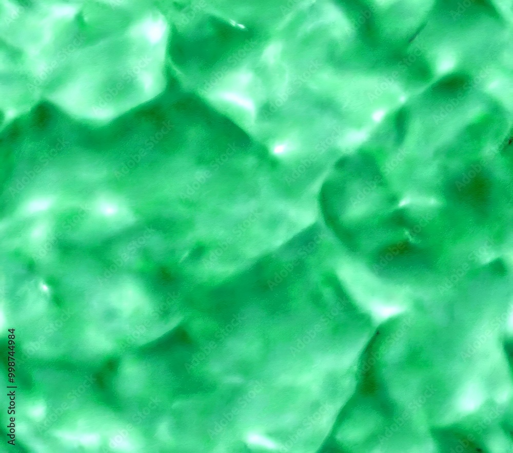 Poster a close-up view green, textured surface, possibly a fabric or a material with a similar appearance