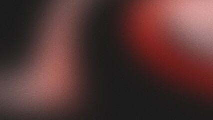 Obraz premium A noisy, grainy texture in gradient shades of red, black, and grey, forming an abstract banner background for headers or backdrop designs.