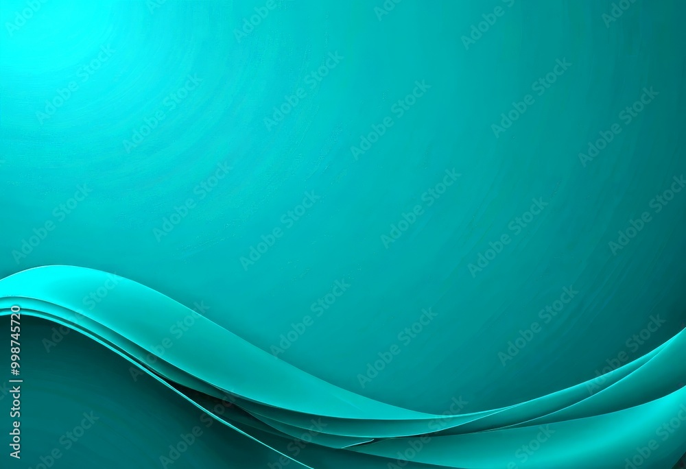 Fototapete a gradient background with a deep teal hue, transitioning from a lighter shade at the top to a darker one at the bottom The gradient is composed of curved lines, creating a