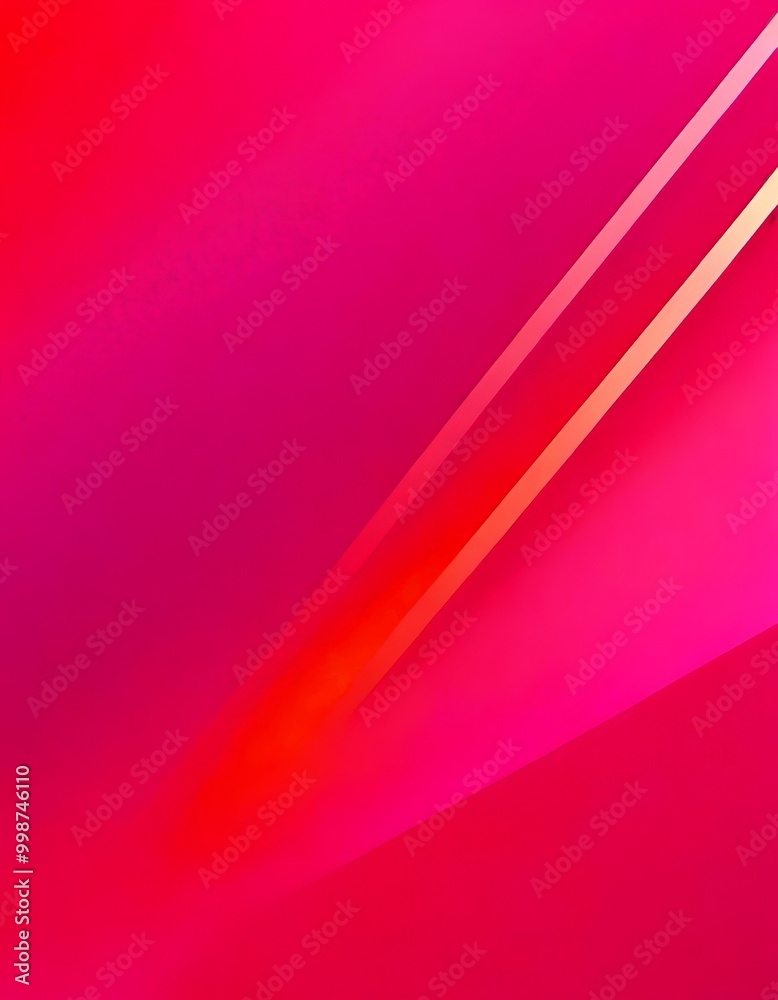 Aufkleber a gradient background transitioning from a deep pink at the top to a lighter shade at the bottom, wi