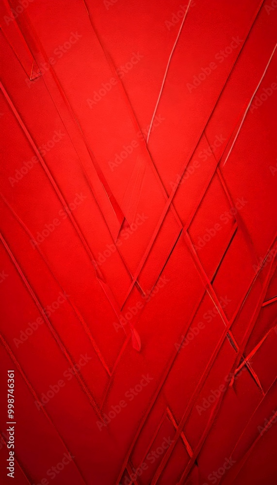 Aufkleber a red abstract background with diagonal lines intersecting at various angles, creating a dynamic and visually striking composition