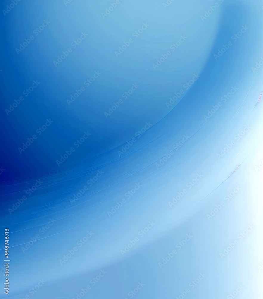 Poster a gradient of blue and white, with a subtle gradient effect that transitions from a deep blue at the top to a lighter blue at the bottom