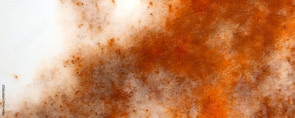 Poster a close-up view textured surface with a mix of light and dark brown hues, suggesting a rust or aged appearance