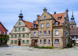 Obraz premium Historic old town of Lichtenau