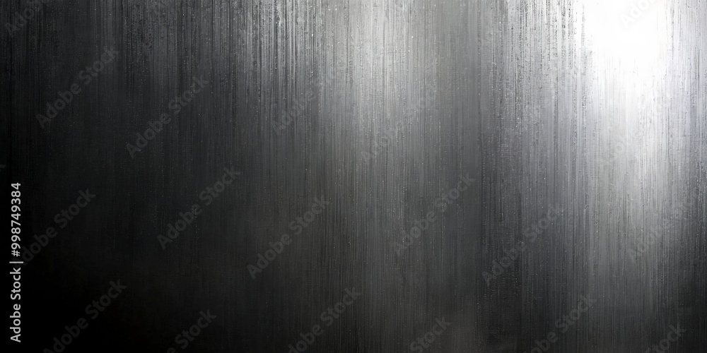 Poster a dark, textured surface with a gradient of black and white, creating a sense of depth and movement