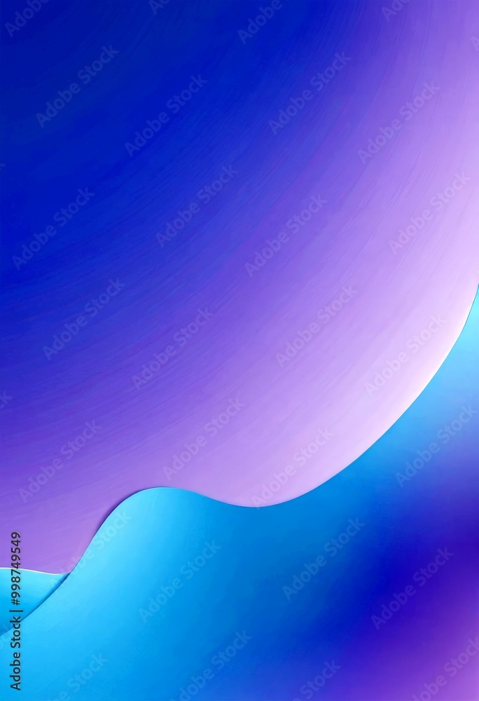 Fototapete a gradient background transitioning from a deep purple at the top to a lighter shade of blue at the bottom, creating a sense of depth and movement