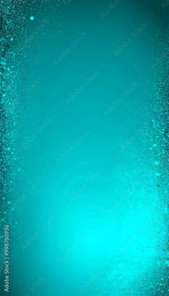 Fototapete a gradient background transitioning from a deep blue at the top to a lighter shade at the bottom, with a scattering of small, round, and irregularly shaped particles or specks
