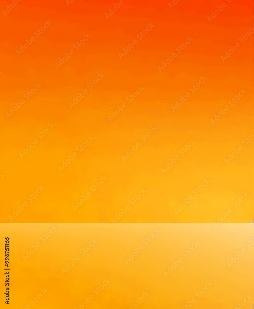 Poster a gradient of warm colors, transitioning from a deep orange at the top to a lighter yellow at the bottom The gradient fills the entire frame, creating a sense