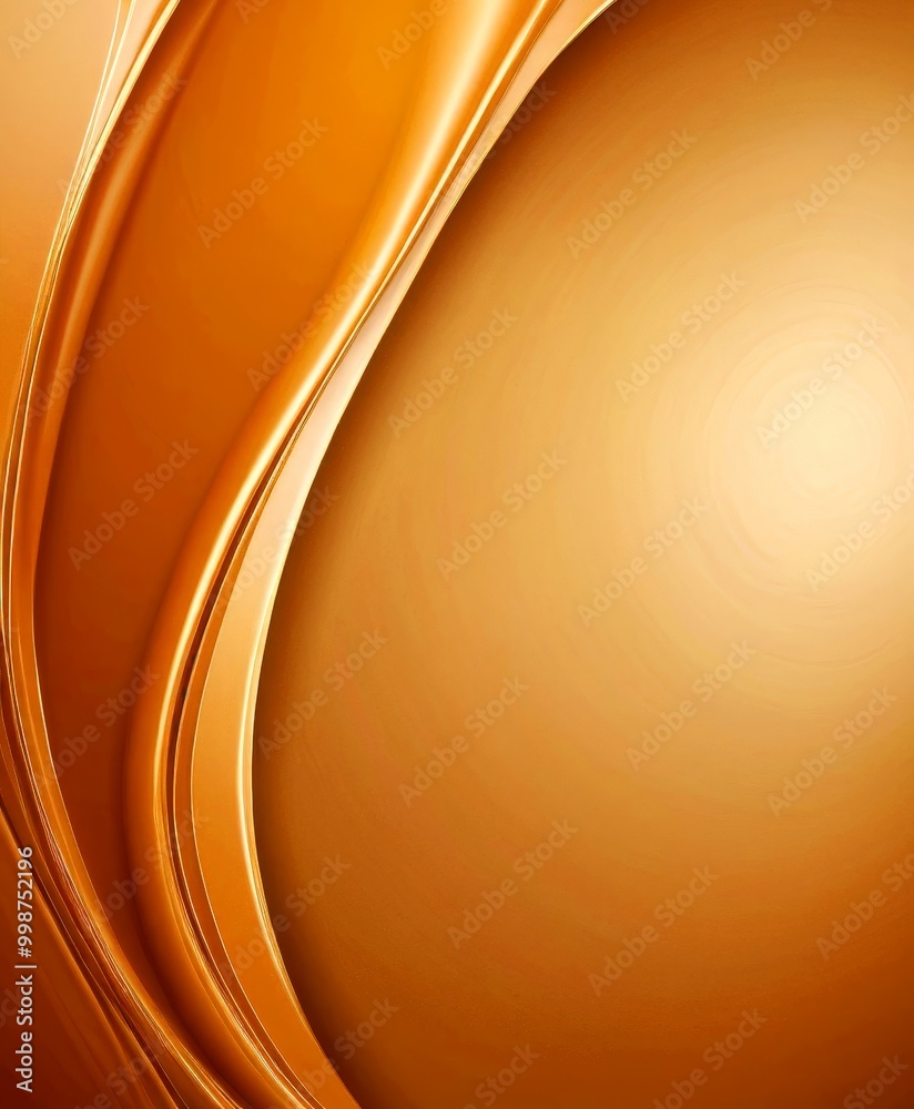 Poster a gradient background with a warm, golden hue The top half of a darker shade of orange, while the bottom half transitions to a lighter shade of orange, creating