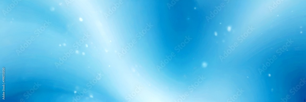 Aufkleber a gradient background transitioning from a deep blue at the top to a lighter shade at the bottom, with small white dots scattered throughout the frame