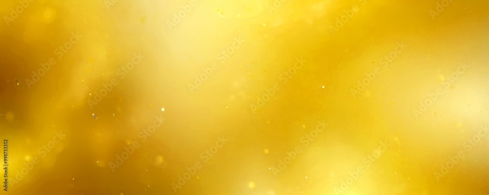 Poster a blurred, golden background with small white dots scattered throughout, creating a sense of movement and depth