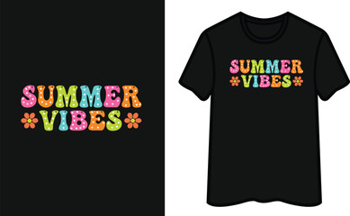 Summer Vibes T Shirt Design