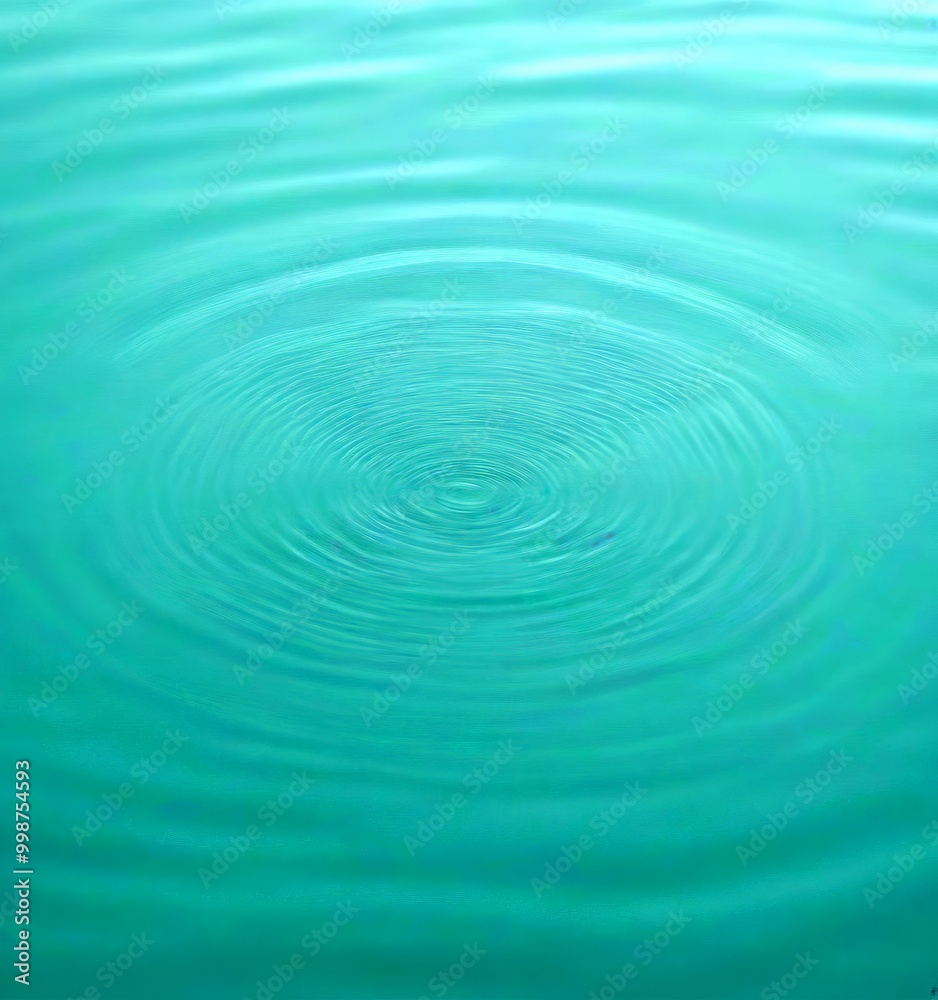 Poster a close-up view calm body of water, with concentric ripples forming a circular pattern the water app