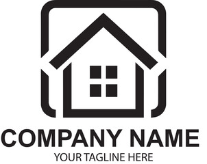 vector real etate logo design 