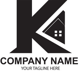 vector real etate logo design 