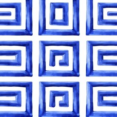 It is a seamless pattern of hand-painted water color drawing with artistic brush strokes on a white background, which makes a beautiful background for creative designs, fabric prints, and wallpaper.