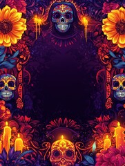 Halloween themed flyer for advertising