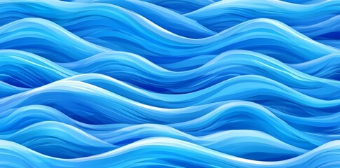 The pattern is seamless hand drawn striped rolling hills landscape texture in watercolors