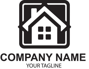 vector real etate logo design 