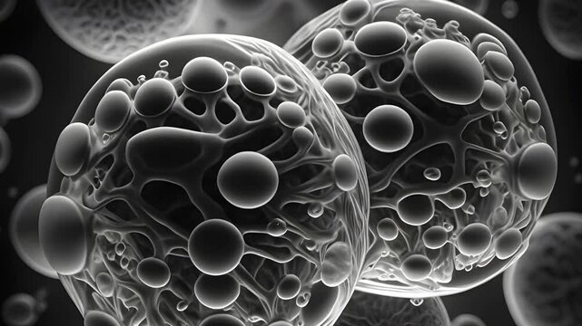 BLACK AND WHITE CELL VIDEO
