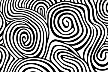 Obraz premium An abstract maze pattern with squiggly lines on a transparent background