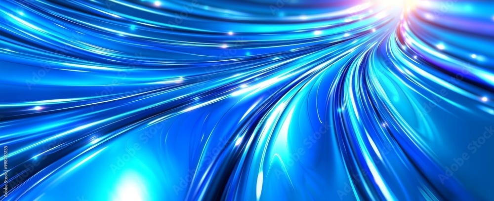 Poster this abstract blue and black pattern has a gradient background with soft tech diagonal background wi