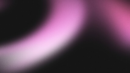 Abstract banner background featuring a grainy gradient in pink, black, and white tones, with a noisy texture for use in poster headers and designs
